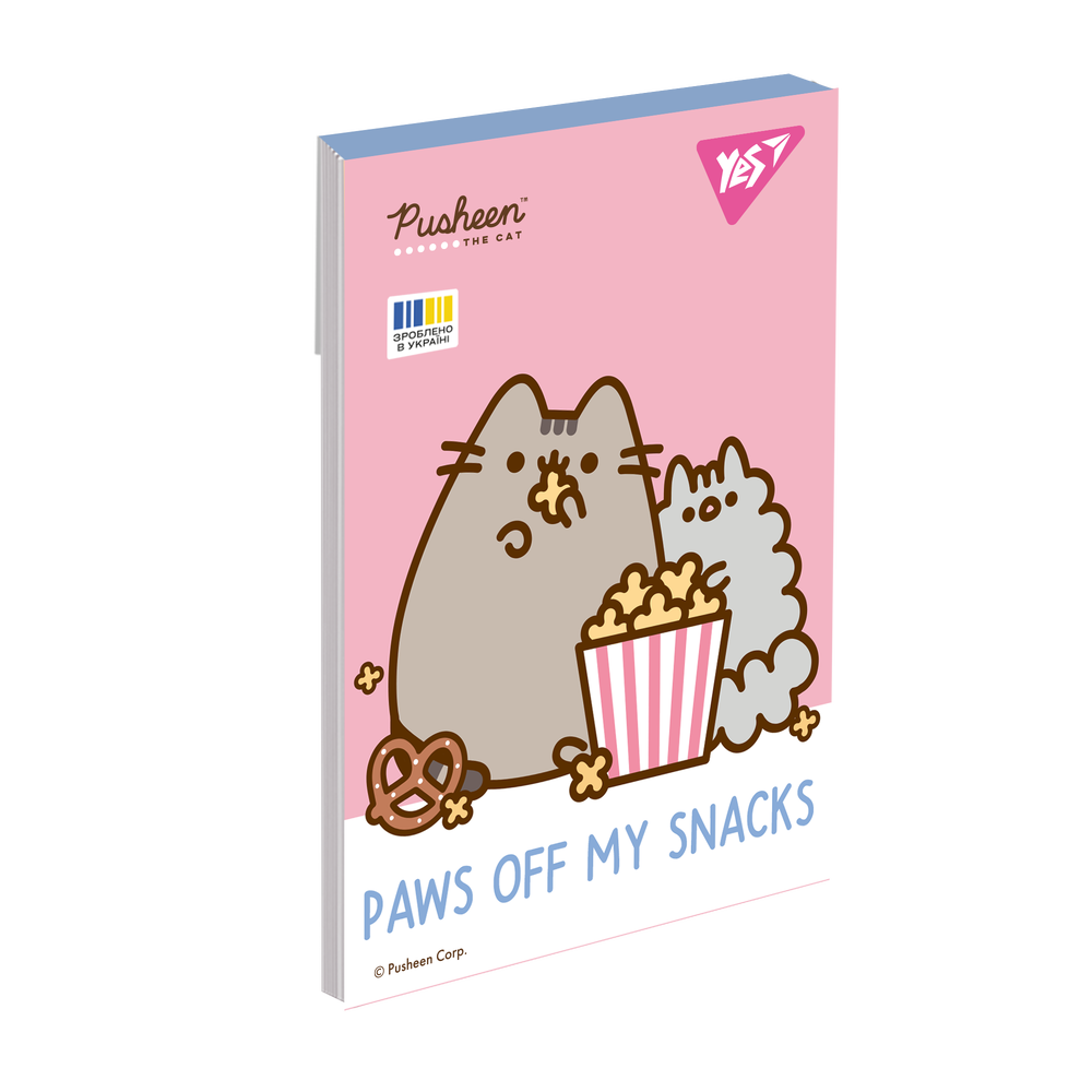 Блокнот Yes А7 48 аркушів клітинка Pusheen 152111. Фото 5