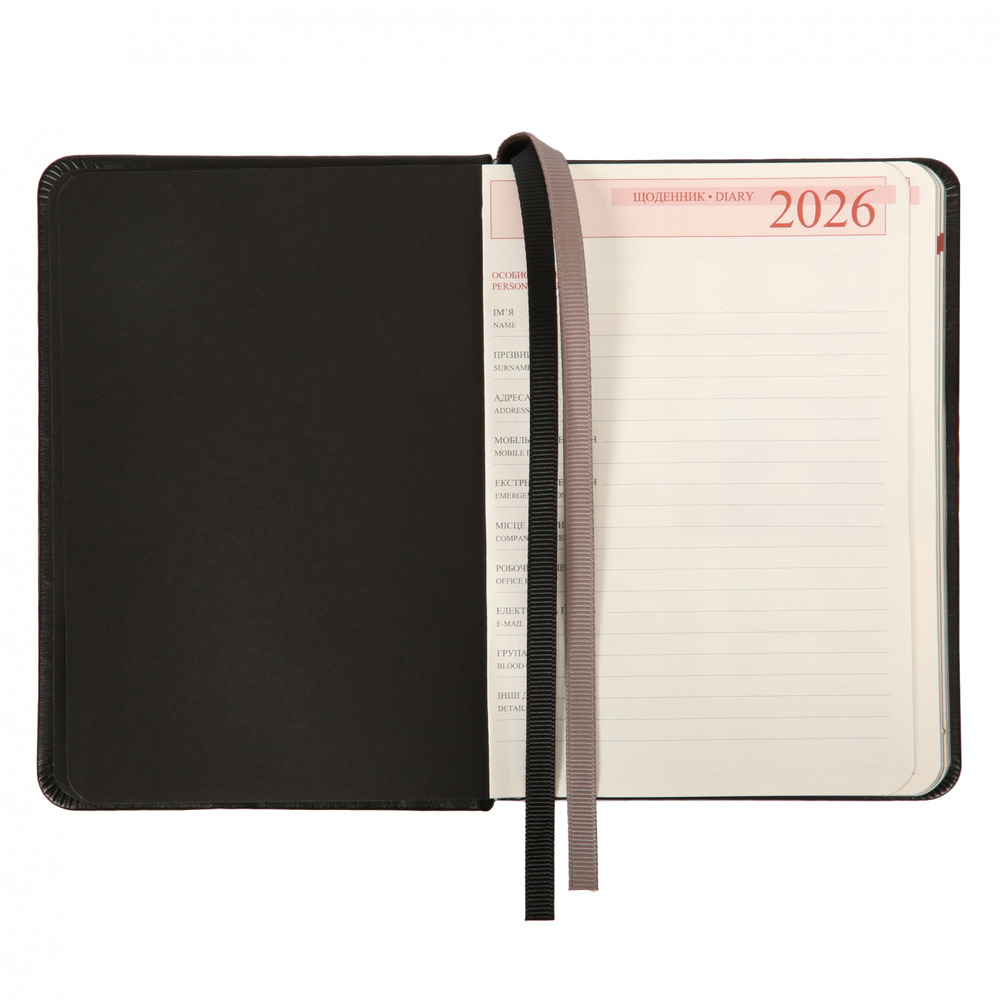 Щоденник датований 2026 Leo Planner ф. А6 "Bruno", твердий, 352 сторінки. Фото 4