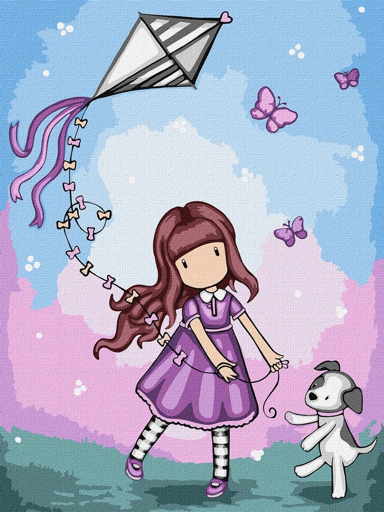 Ideyka Картина за номерами для дітей. Don’t Fly Away Santoro Gorjuss Collection 30х40 см