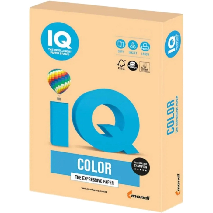 Папір IQ А4 250 аркушів середній золотий GO22 