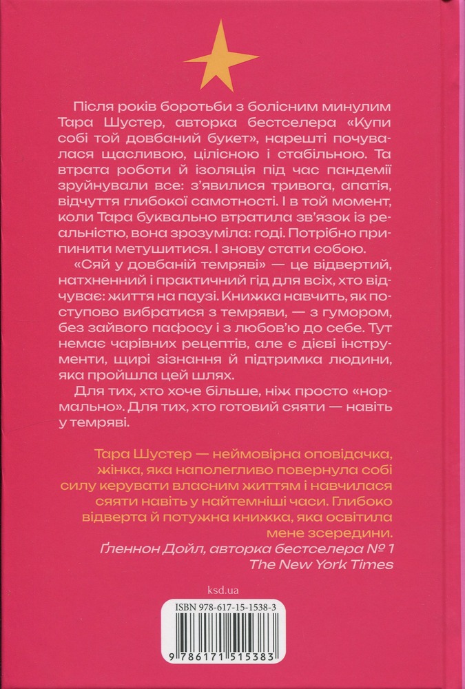 Книга Сяй у довбаній темряві. Прості способи зцілити душу - Тара Шустер. Фото 2