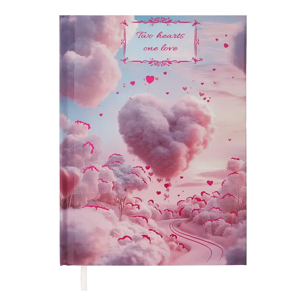 Щоденник недатований поліграфічний А5 Buromax Romantic 336 сторінок блакитний BM.20400-14