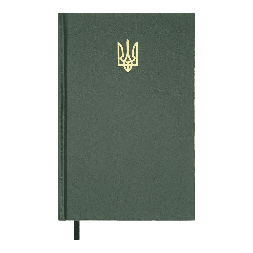 Щоденник недатований А5 з бумвінілу Buromax Airy 320 сторінок зелений BM.20731-04