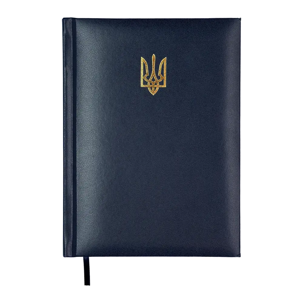 Щоденник недатований Buromax Powerful з бумвінілу А5 336 сторінок темно-синій BM.20710-03