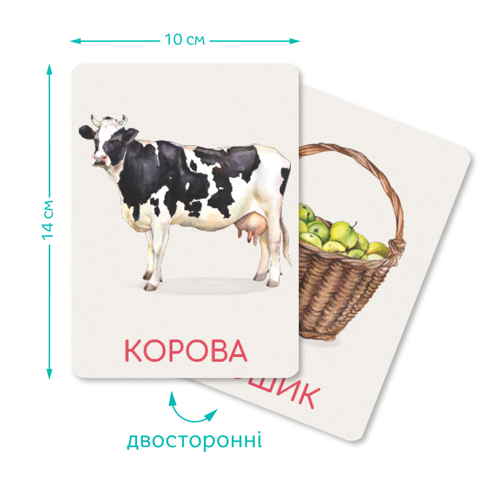 DoDo Набір навчальних карток Монтесорі - Ферма 301233. Фото 4