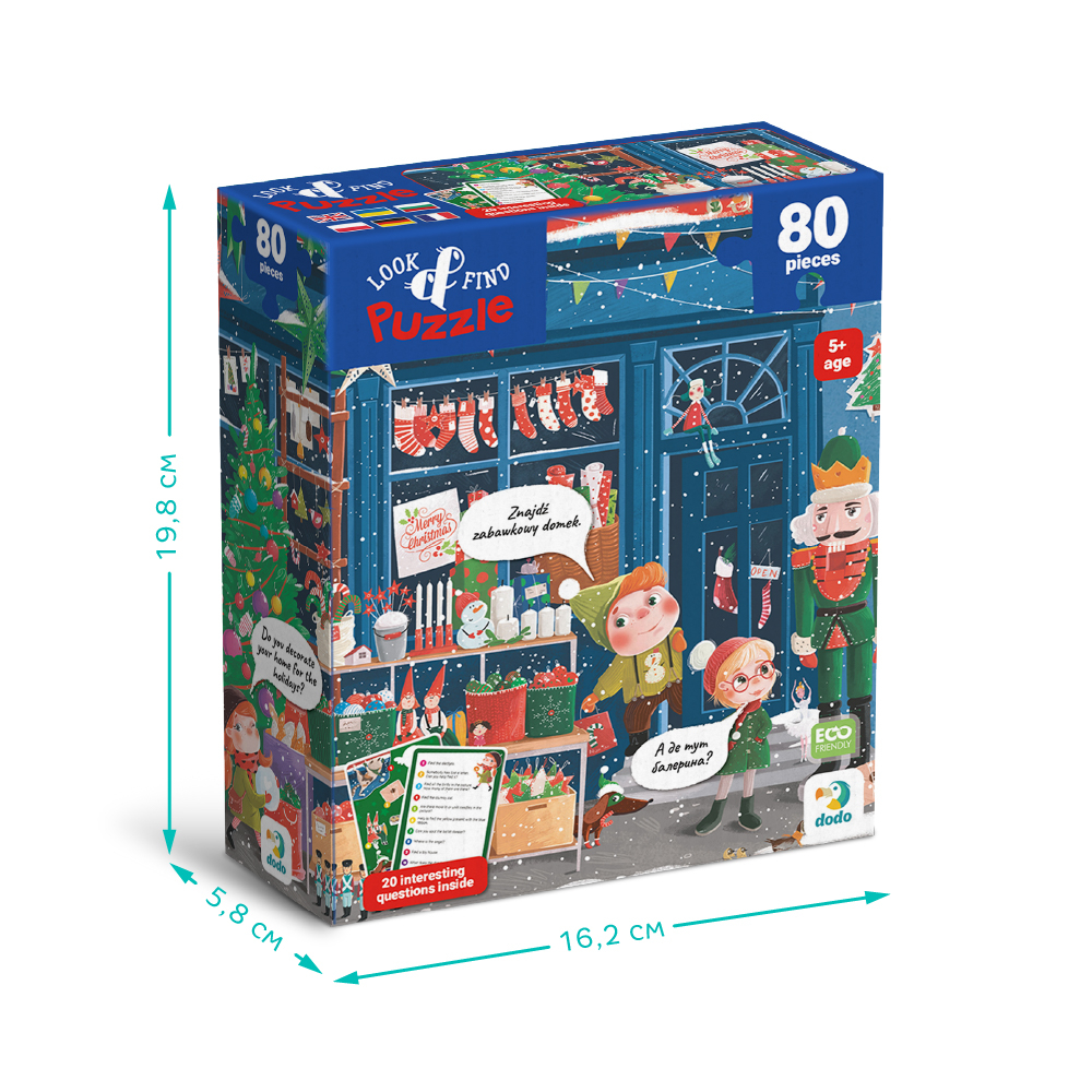 DoDo Пазл 80 елементів - Шукай та знаходь. Зимові свята 300663. Фото 6
