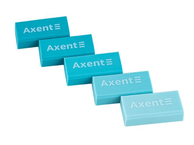 Набір гумок Axent Gradient у пластиковому боксі по 5 шт асорті (12 сетів). Фото 2