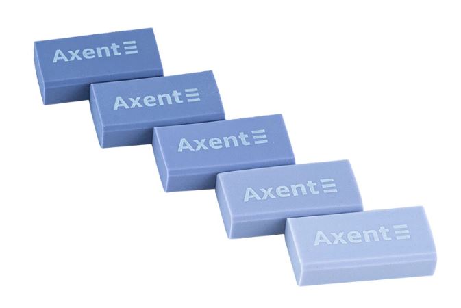 Набір гумок Axent Gradient у пластиковому боксі по 5 шт асорті (12 сетів). Фото 3