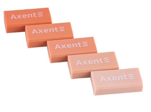 Набір гумок Axent Gradient у пластиковому боксі по 5 шт асорті (12 сетів). Фото 4