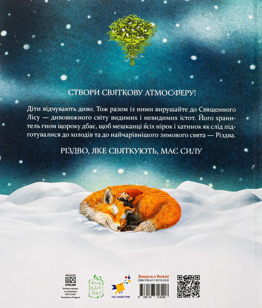 Книга Різдвяні оповідки про гнома та видимих і невидимих лісових мешканців - Бернадетта Бородзюк. Фото 2