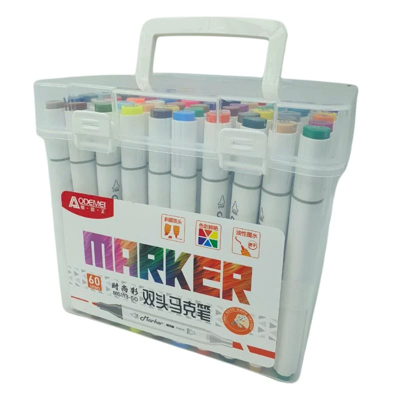 Набір скетч маркерів Aodemei Marker 60 кольорів M6113-60