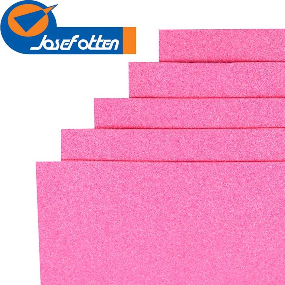 Фоаміран  EVA Josef Otten Рожевий GLITTER Fluorescent HQ A4 10 шт 21 X 29.7 см17FA4-003