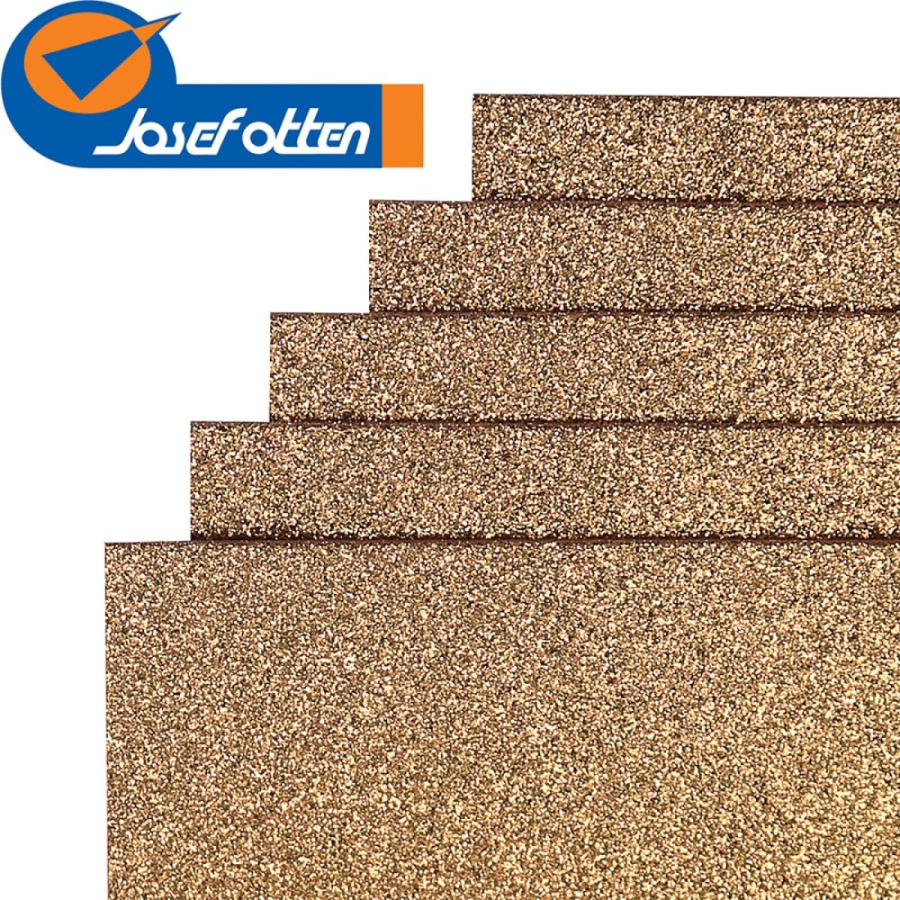 Фоаміран Josef Otten EVA Золотистий GLITTER HQ A4 10 шт 21 X 29.7 см 17GLA4-020
