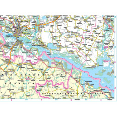 Карта автошляхів Полтавська область м-б 1:250 000.. Фото 3