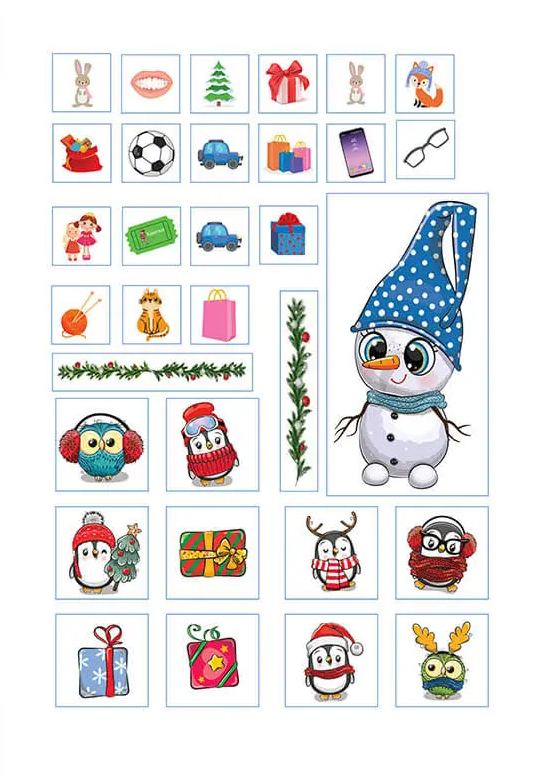 Книга Christmas sticker book. Лист до святого Миколая. Веселі забавки для дошкільнят. Фото 9