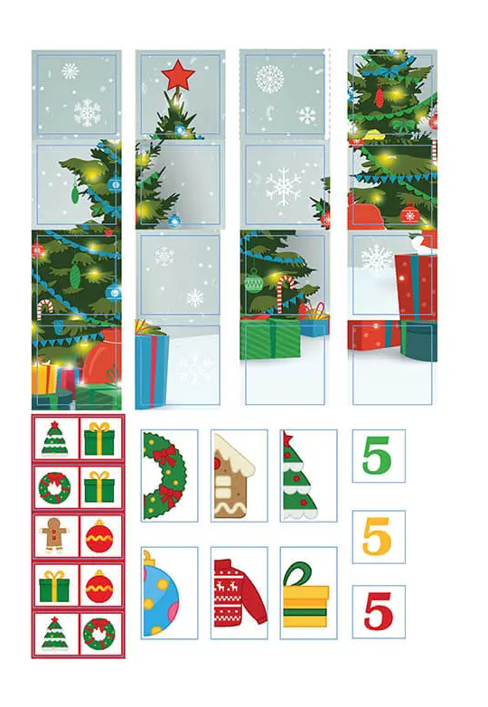Книга Christmas sticker book. Лист до святого Миколая. Веселі забавки для дошкільнят. Фото 10