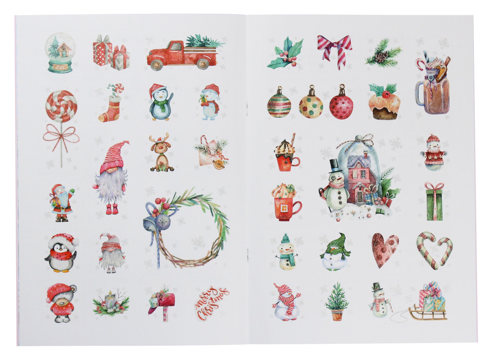 Книга Christmas sticker book. Щедрівочка. Веселі забавки для дошкільнят. Фото 5