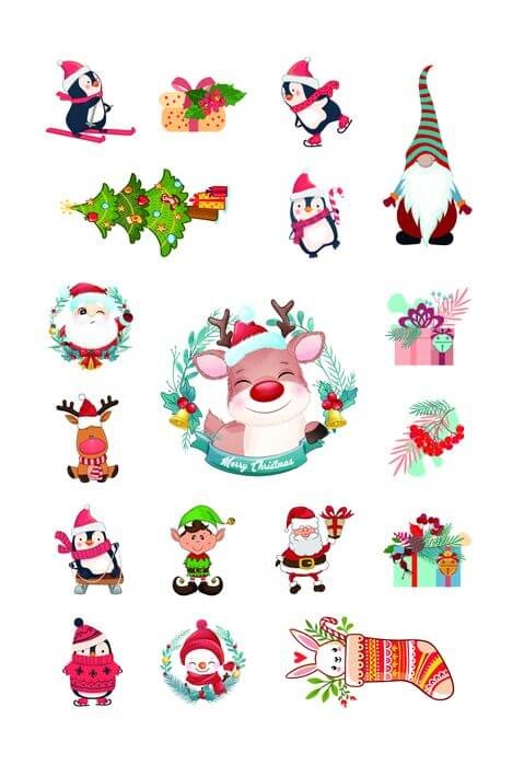 Книга Christmas sticker book. Ялинка. Веселі забавки для дошкільнят. Фото 11