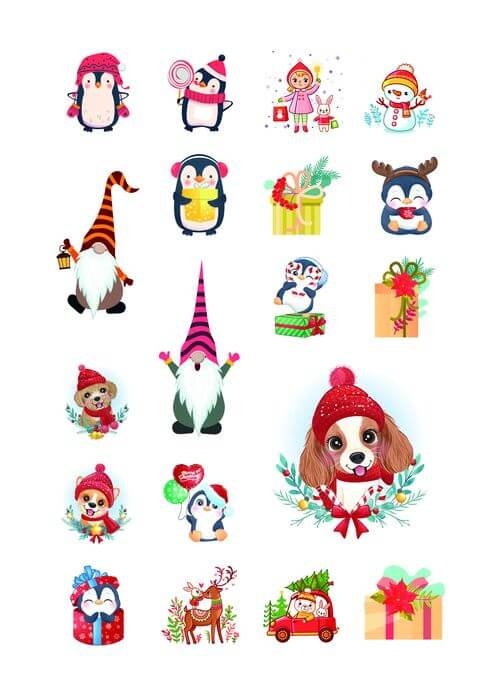 Книга Christmas sticker book. Ялинка. Веселі забавки для дошкільнят. Фото 10