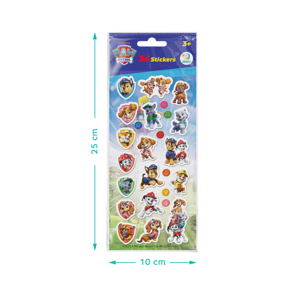 Набір 3D-наліпок Dodo Paw Patrol Викликайте Щенячий Патруль 200670. Фото 2