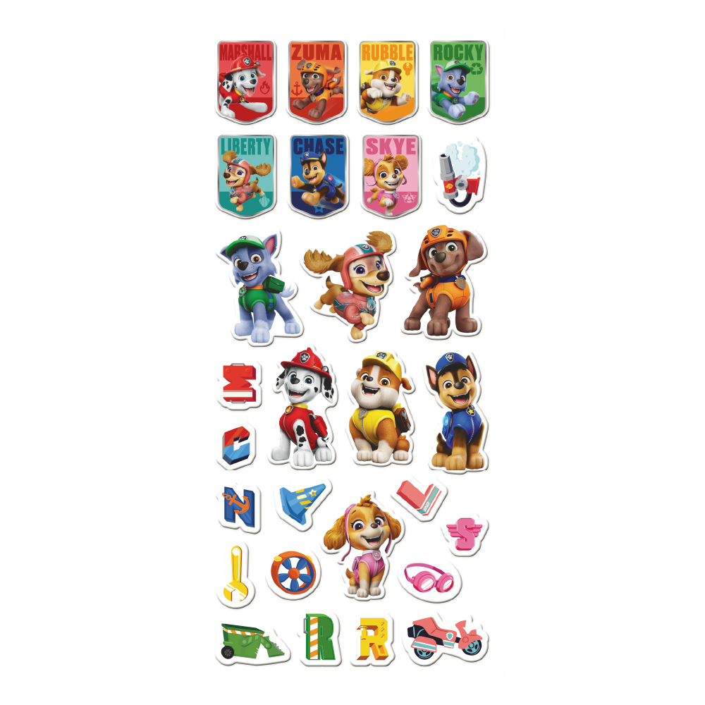 Набір 3D-наліпок Dodo Paw Patrol Це Щеняче Життя 200671. Фото 2