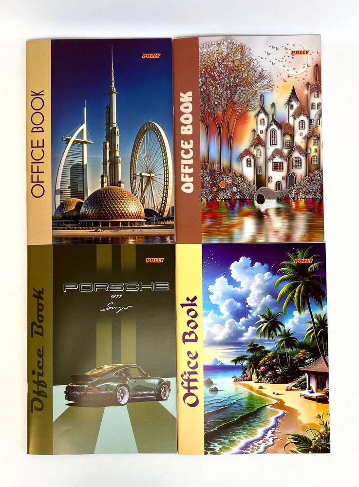 Канцелярська книга Polly А4 на скобі 48 аркушів 00-00037799
