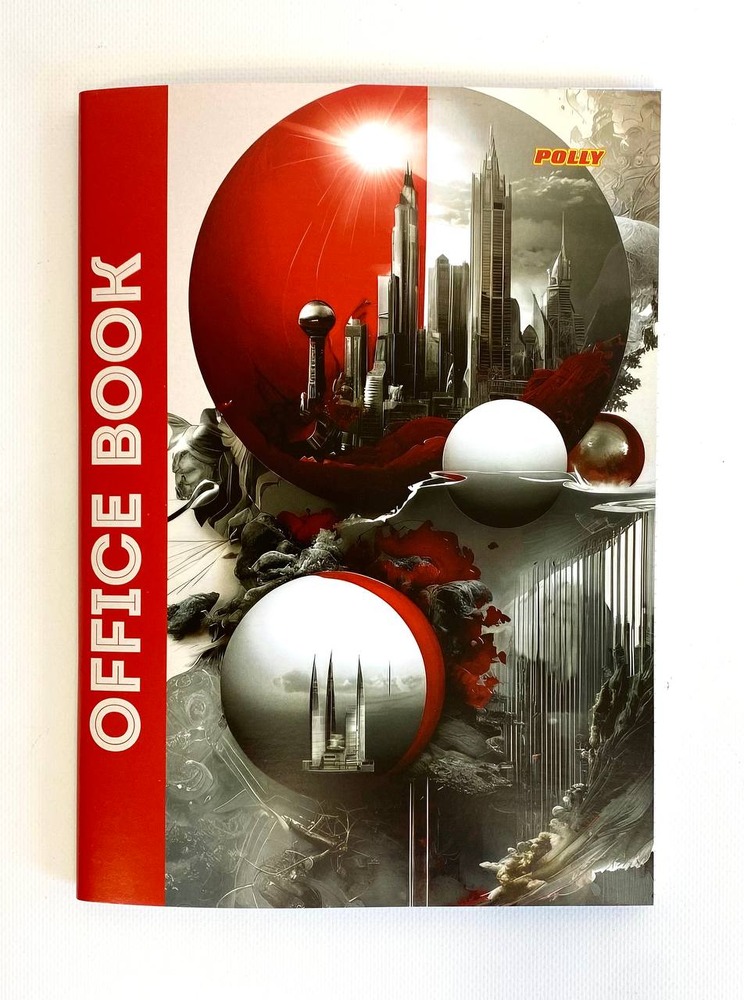 Канцелярська книга Polly А4 на скобі 96 аркушів 00-00037800. Фото 6