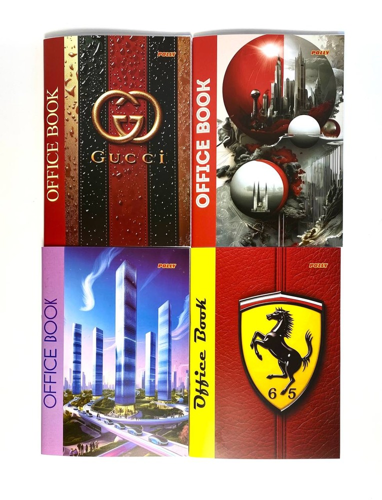 Канцелярська книга Polly А4 на скобі 96 аркушів 00-00037800