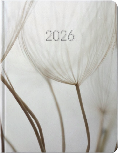 Щоденник датований 2026 Economix, друкована обкладинка, А5 (сухоцвіти)
