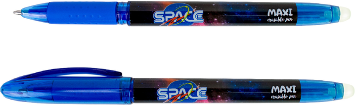 Ручка Maxi гелева "пиши-стирай" синя Space MX16385
