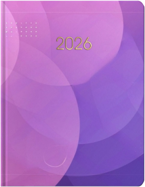 Щоденник датований 2026 Economix, друкована обкладинка, А5 (бенетон)
