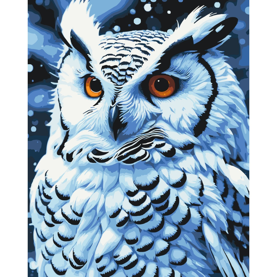 ArtCraft Картина за номерами. Нічний птах 40х50 см