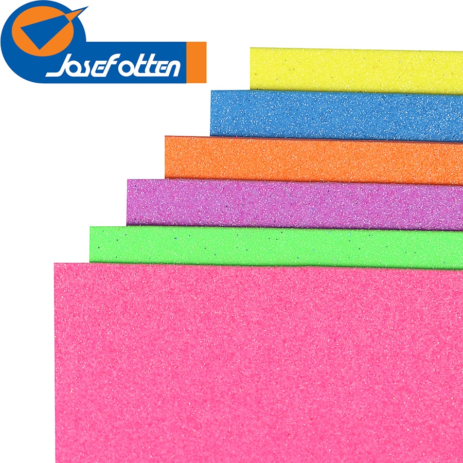 Фоаміран EVA Josef Otten Fluorescent Glitter HQ A4 6 шт 21X29.7 см 17FA4-MIX . Фото 2