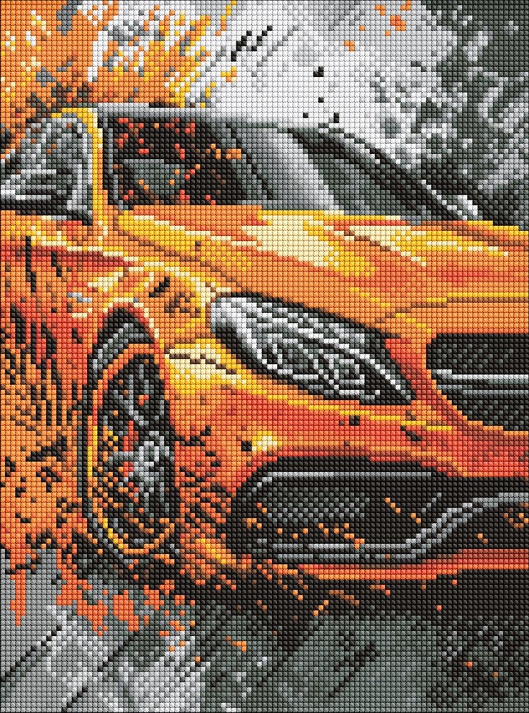 Ideyka Алмазна мозаїка "Яскрава міць" 30х40см