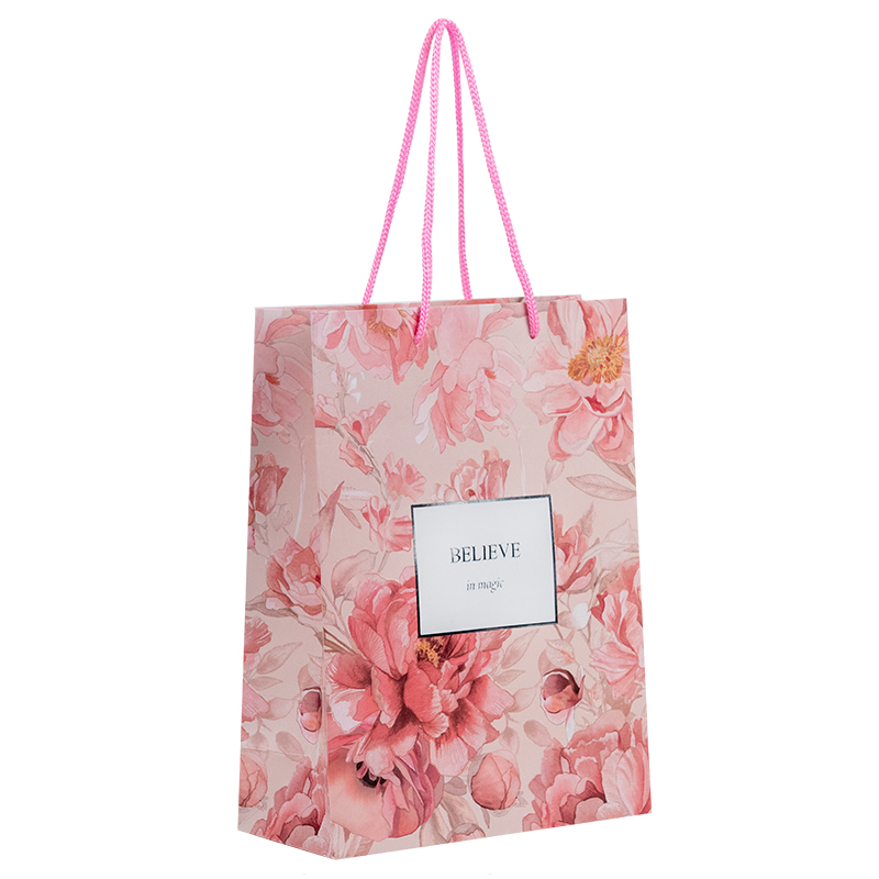 Пакет паперовий подарунковий Axent Peony Dreams 8501-32-A-CC, 18х24 см