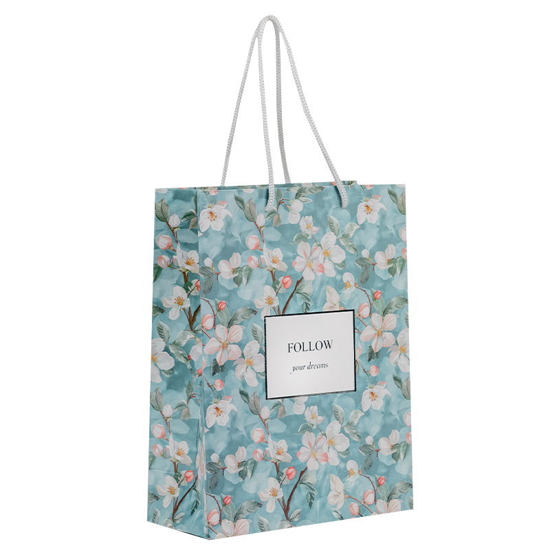 Пакет паперовий подарунковий Axent Gentle Blossom 8501-22-A, 18х24 см