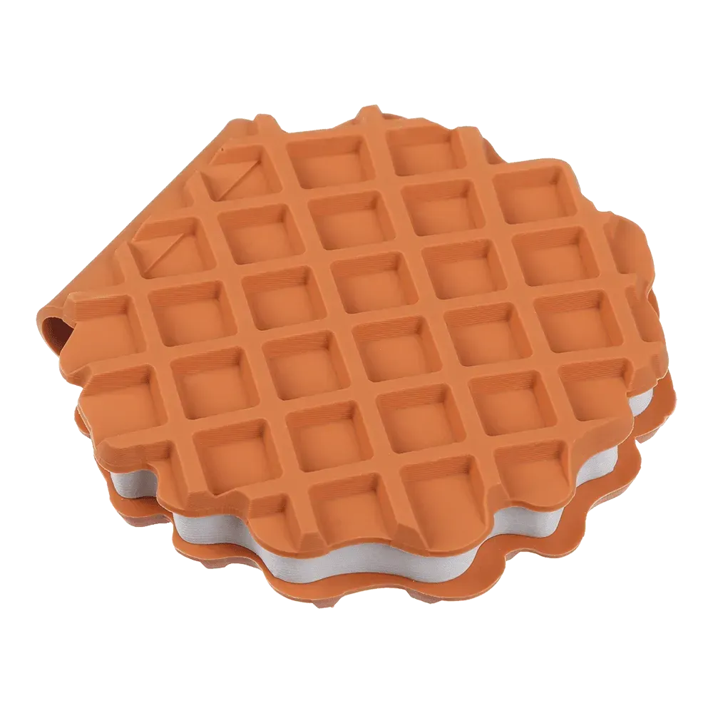 Блокнот ZiBi Chocolate Waffle 90x90 мм 80 аркушів нелінований ароматизований Soft Touch обкладинка ZB.12470-40 