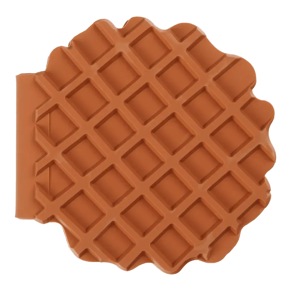 Блокнот ZiBi Chocolate Waffle 90x90 мм 80 аркушів нелінований ароматизований Soft Touch обкладинка ZB.12470-40 . Фото 2
