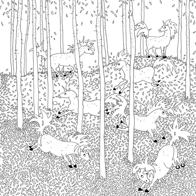 Книжка-розмальовка Магія мальовничих світів. Фото 5