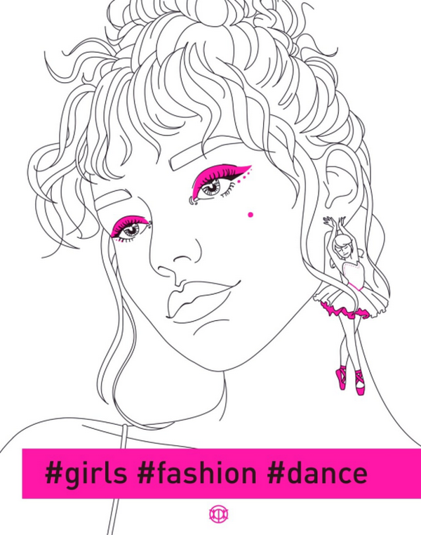Книжка-розмальовка #girls#fashion#dance