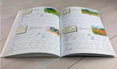 Книга Прописи з наліпками. Пишемо прописні літери. Кіт. Фото 6