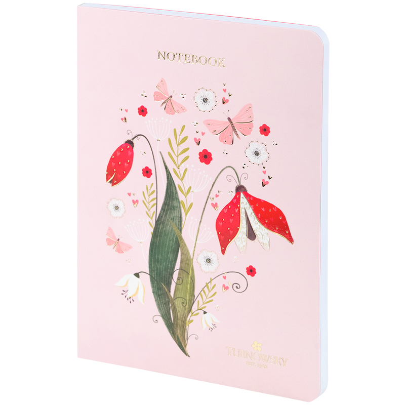 Книга записна Axent Secret Garden 1 8700-17-A-TR, A5, 80 аркушів, клітинка. Фото 2