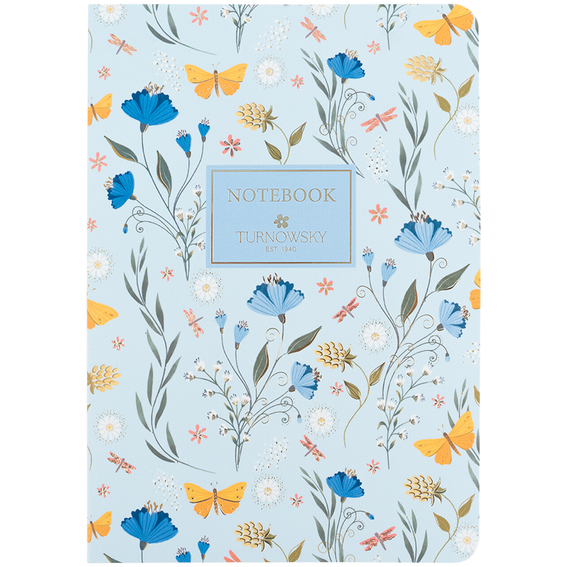 Книга записна Axent Secret Garden 3 8700-19-A-TR, A5, 80 аркушів, клітинка