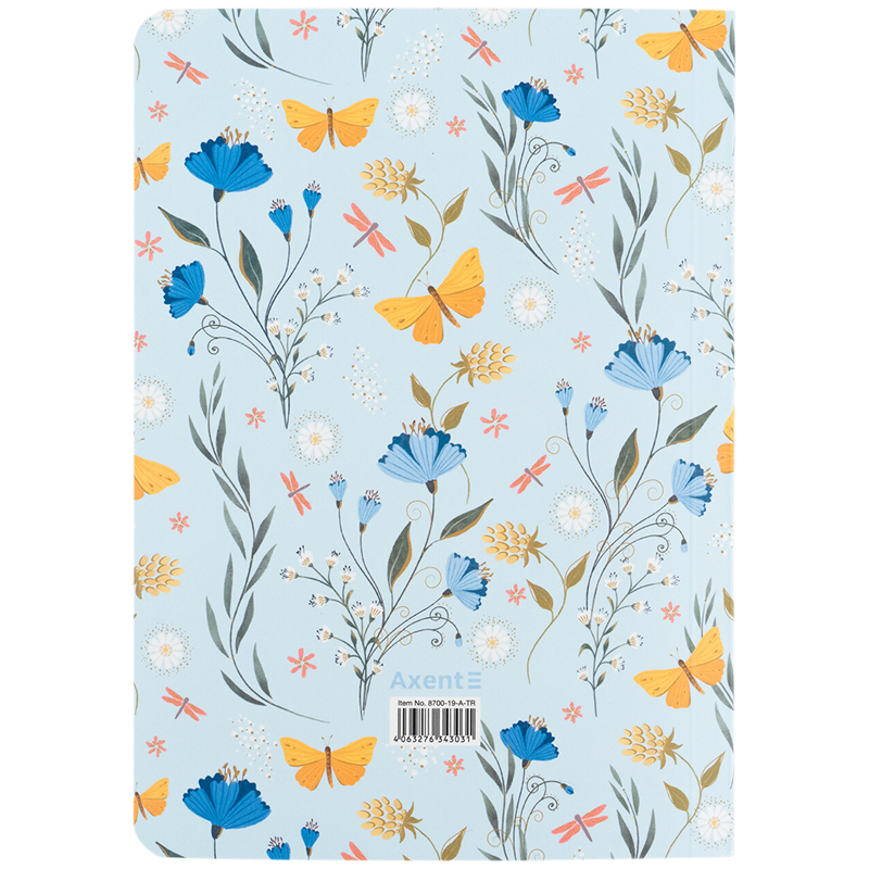 Книга записна Axent Secret Garden 3 8700-19-A-TR, A5, 80 аркушів, клітинка. Фото 5