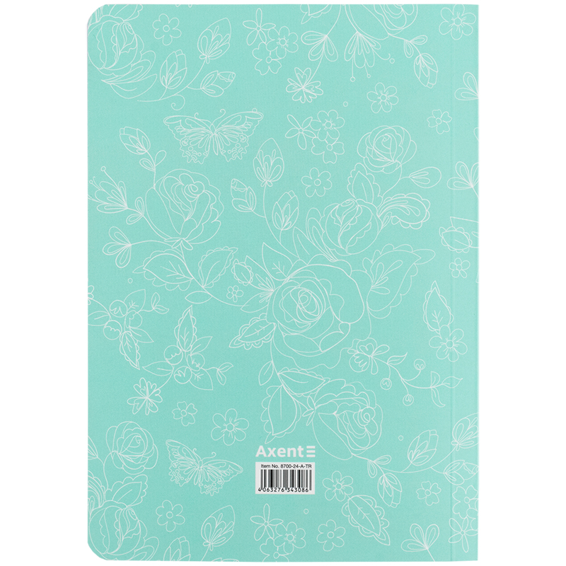 Книга записна Axent Morning Dew 2 8700-24-A-TR, A5, 80 аркушів, клітинка. Фото 5