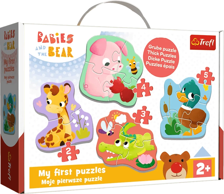 Пазли Trefl 18 елементів "Baby Classic" - Дитинчата тварин 61363