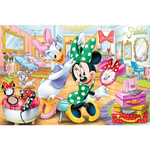 Пазли Trefl 100 елементів - Мінні в салоні краси (Mickey&friends) 63872. Фото 2