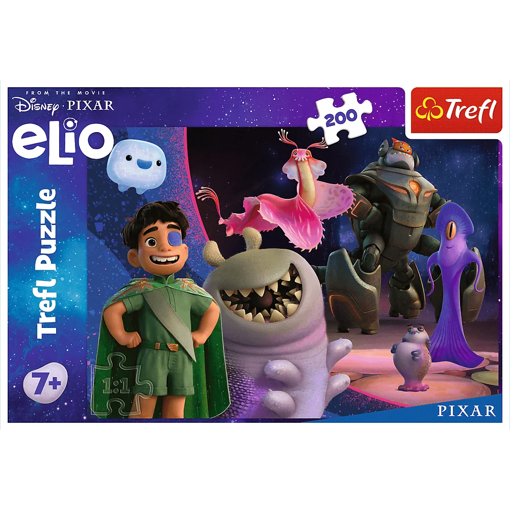 Пазли Trefl 200 елементів - Еліо у далекій галактиці (Disney Stitch The Movie) 33325. Фото 3