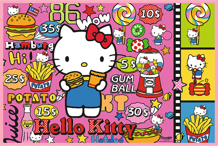 Пазли Trefl 2х200 елементів - Вітаю Кітті та друзів (Hello Kitty) 33363. Фото 3