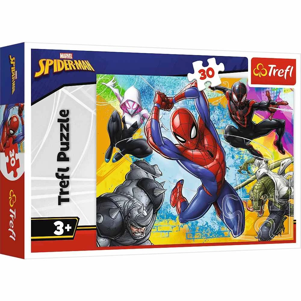 Пазли Trefl 30 елементів - Кольори людини павука (Spiderman) 83078